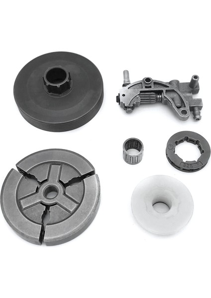 2x Debriyaj Dişli Jant Davul Çin 4500 5200 5800 45CC 52CC 58CC Yağ Pompası Sonsuz Dişli Rulman Kiti Testere (Yurt Dışından)