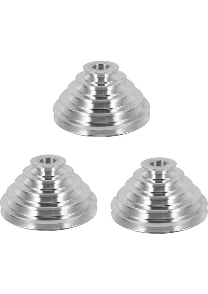 3 Adet 25MM Delik Alüminyum Pagoda Tekerlek A Tipi 5 Adım Pagoda Kasnak Çarkı V Kayışı Zamanlama Kayışı (Yurt Dışından)