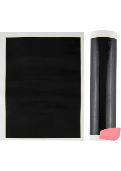 4 Adet Lazer Gravür Işaretleme Kağıdı, Fiber Lazer Gravür Için Siyah Lazer Gravür Kağıdı, Metal, Cam, Seramik Için (Yurt Dışından)