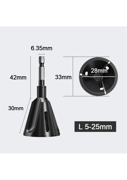 5-25MM Çapak Alma Tungsten Çelik Pah Kırma Makinesi Dış Pah Dişi Edger Vida Çubuk Cıvata Çapak Alma (Yurt Dışından)