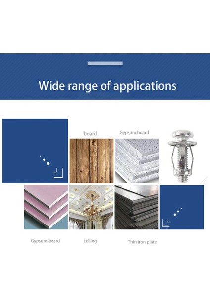 40 Adet M6X25 Kriko Somun Araba Metal Vida Yaprak Somunları Vidalı Içi Boş Duvar Demir Cilt Için (Yurt Dışından) modelleri