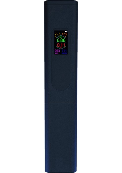 5'i 1 Arada Tuzluluk Dijital Test Cihazı, Şarj Edilebilir Çok Fonksiyonlu Yüksek Hassasiyetli Su Sıcaklığı °c/℉/ph/tuzluluk/tds/ec Metre (Yurt Dışından)