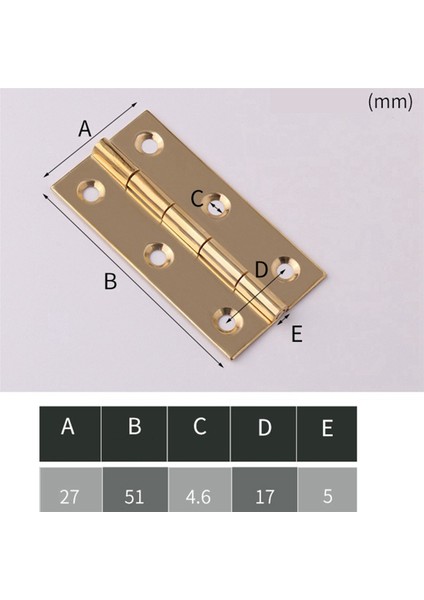 8 Parça Prinç Kalça Menteşe 5.1 cm Dolap Kapaklarına Uygun, Gövde Yuvarlak Köşe Zıvana Vidalı Pirinç Menteşeler (Yurt Dışından) indirimleri