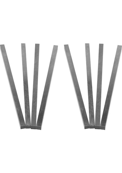8 Adet Cnc Torna Hss Kare Kesici Takım Uçları Bar 8mm x 8mm x 200MM Gri (Yurt Dışından)
