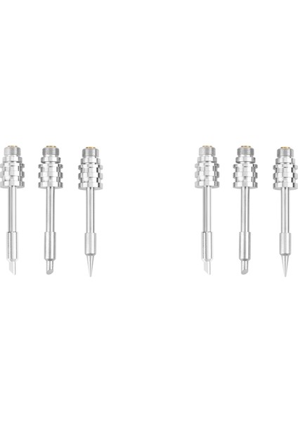 6 Adet 30W Havya USB Havya Taşınabilir Mini Havya 510 Arayüzü Havya Ucu Gümüş (Yurt Dışından)
