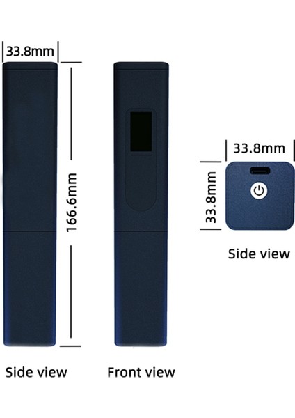 5'i 1 Arada Tuzluluk Dijital Test Cihazı, Şarj Edilebilir Çok Fonksiyonlu Yüksek Hassasiyetli Su Sıcaklığı °c/℉/ph/tuzluluk/tds/ec Metre (Yurt Dışından) fırsatları
