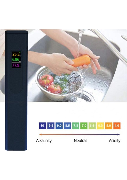 5'i 1 Arada Tuzluluk Dijital Test Cihazı, Şarj Edilebilir Çok Fonksiyonlu Yüksek Hassasiyetli Su Sıcaklığı °c/℉/ph/tuzluluk/tds/ec Metre (Yurt Dışından) indirimleri