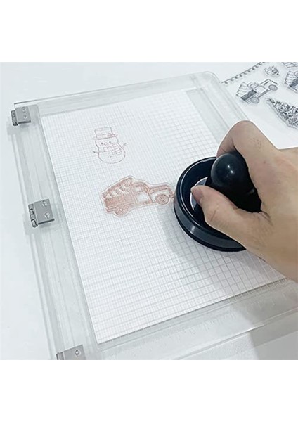 Damgalama Aracı, Lastik Damga Basınç Aracı, Kart Yapımı Için Damgalama Blokları Basın Araçları, Scrapbooking Craft, Sanat 1 Adet (Yurt Dışından)