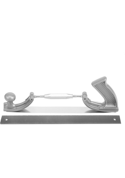 2x Ayarlanabilir Çerçeve Öğütülmüş Diş Araba Vücut Parlatıcı Dosyaları Metal Panel Parlatma Kavisli Diş Çelik Dosya Tutucu (Orta) (Yurt Dışından)