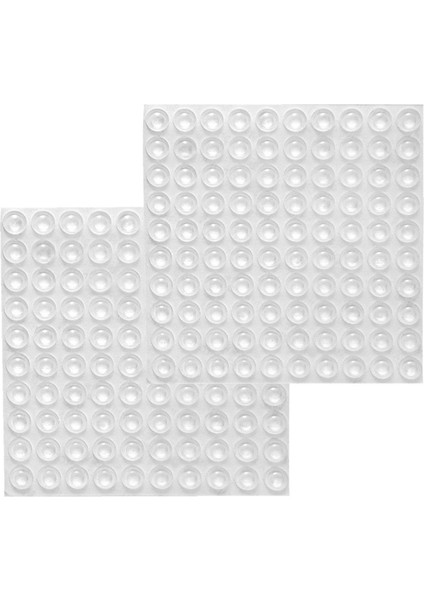 600X Şeffaf Lastik Ayaklar Yapışkanlı Tampon Pedleri Kendinden Yapışkanlı Tamponlar Ses Sönümleme Kapı Dolap Tampon Pedleri, 8x2.5mm (Yurt Dışından)