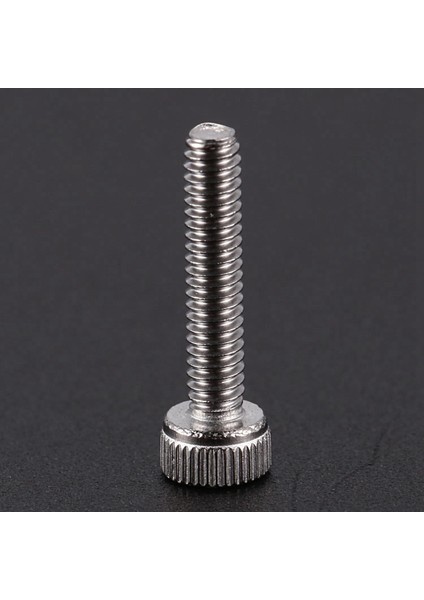 100 Takım M2X10MM Altıgen Soket Başlı Tırtıllı Başlık Vidaları Cıvata Somunu (Yurt Dışından)