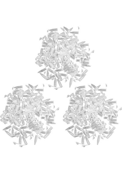 300PCS 1.5ml Lab Mini Plastik Test Tüpü Santrifüj Flakon Geçmeli Kapak 42X11MM Şeffaf (Yurt Dışından)