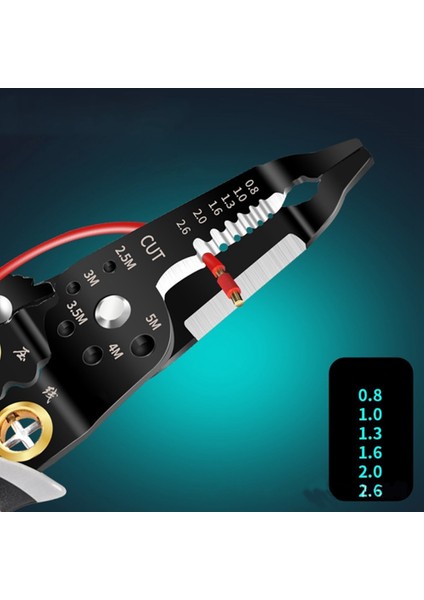 Tel Sıyırma Aleti - 9'u 1 Arada Tel Kesici, Sıyırıcı, Kıvırıcı, Sıyırma Fonksiyonlu Kablo Aracı - Kablolama Aracı (Yurt Dışından) indirimleri