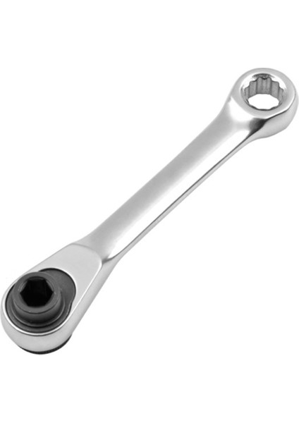 Mini 1/4 Çift Uçlu Hızlı Soket Cırcır Anahtarı Çubuk Tornavida Bit Araçları Cırcır Kolu Anahtarı (Yurt Dışından)