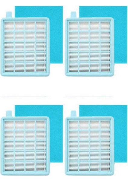 Philips FC8470/FC8471/FC8472/FC8473/FC8474/FC8476 Için 4 Set Hepa Filtreler, Yedek Elektrikli Süpürge Aksesuarları Parçaları (Yurt Dışından)