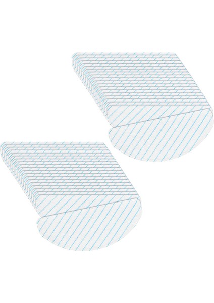 Deebot Ozmo T8 T8 Max T9 + Için 50 Adet Paspas Bezleri (Yurt Dışından)