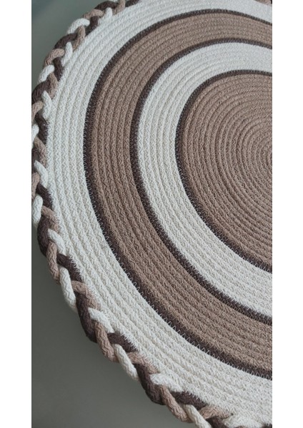 Dekoratif Örtü Hasır Örtü Runner Masa Örtüsü Mutfak Örtüsü Sehpa Konsol Örtüsü Salon SUNUM-52X52CM