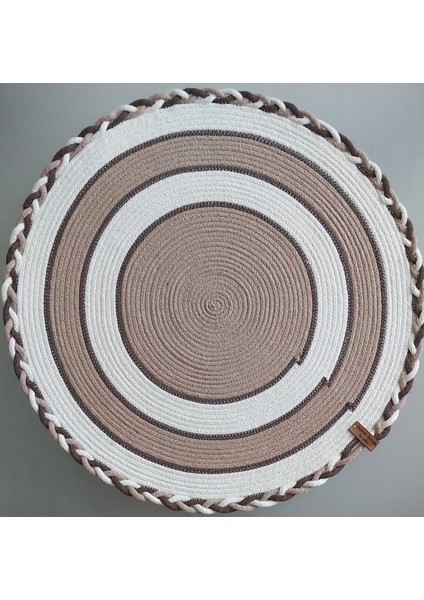 Dekoratif Örtü Hasır Örtü Runner Masa Örtüsü Mutfak Örtüsü Sehpa Konsol Örtüsü Salon SUNUM-52X52CM