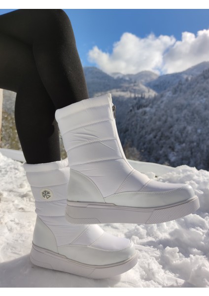 Çiğdem Kar Botu Unisex - Kar 9b - Beyaz - 37
