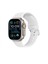 Watch Çizgili Silikon 42 44 45 49MM Uyumlu 7 Kademeli Sade Saat Kordonu Beyaz 1