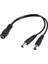 Adet 5.5x2.1mm 1 Ila 2 M/f Dc Güç Splitter Kablosu Cctv Kamera Için (Yurt Dışından) 3