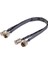 Uhf Dişi - Uhf Dişi 50 Ohm Rf Koaksiyel Pigtail Uzatma Kablosu, 50CM (Yurt Dışından) 4