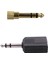 Kulaklık Adaptörü Stereo Gold Fiş 1/4 Inç Erkek - 1/8 Inç (Yurt Dışından) 2