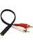 Dişi - 2 Rca Erkek Stereo Y Kablosu 10'lu Paket, Altın Kaplama Adaptör (Yurt Dışından) 4