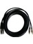 1 Xlr Erkek - 2 Rca Erkek Fiş Stereo Ses Kablosu Konektörü (1,5m) (Yurt Dışından) 2