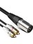 1 Xlr Erkek - 2 Rca Erkek Fiş Stereo Ses Kablosu Konektörü (1,5m) (Yurt Dışından) 4