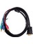 1.5m 4.9ft VGA 15 Pin Erkek - 3 Rca Rgb Erkek Video Kablosu Adaptörü Siyah (Yurt Dışından) 1