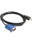 Pc Için 1.8m Mavi Hdtv HDMI - VGA HD15 Erkek Adaptör Kablosu Dönüştürücü (Yurt Dışından) 3