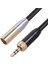 Iç Dişli 3.5mm Erkek - Mını Xlr 3pın Adaptör Kablosu (Yurt Dışından) 3