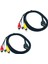 2x 1.5m USB A Dişi - 3 Rca Fono Av Kablosu Aux Ses Video Adaptörü (Yurt Dışından) 1