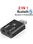 Taşınabilir Bluetooth 5.0 Verici Alıcı 3,5 mm Aux USB Mini 2'si 1 Arada (Yurt Dışından) 2