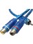 2x Rca Fono Y Ayırıcı Kurşun Adaptör Kablosu 1 Erkek - 2 Kadın 30CM (Yurt Dışından) 4