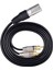 1 Xlr Erkek - 2 Rca Erkek Fiş Stereo Ses Kablosu Konektörü (1,5m) (Yurt Dışından) 1