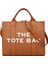 Color Pu Letter Tote Bag, Simple And Ordinary Large Capa Handbag (Yurt Dışından) 1