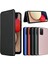 Karbon Fiber Doku Deri Kılıf Samsung Galaxy A02S (166.5X75.9X9.2MM) Için Otomatik Emici Stand Kapağı (Yurt Dışından) 4