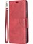 Samsung Galaxy S21 FE/S21 Lite-Red Için Pu Deri Cüzdan Tasarımı Akıllı Telefon Koruyucu Kılıf Kabuğu Kabuğu (Yurt Dışından) 1