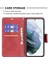 Samsung Galaxy S21 FE/S21 Lite-Red Için Pu Deri Cüzdan Tasarımı Akıllı Telefon Koruyucu Kılıf Kabuğu Kabuğu (Yurt Dışından) 5