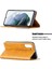 Geometrik Desen Deri Telefon Kasası Kabuk Kartı Tutucu Samsung Galaxy S21 FE/S21 Lite-Sarı (Yurt Dışından) 4