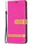 Samsung Galaxy S21 FE/S21 Lite-Rose Için Birleştirme Kot Pantolon Yüzey Deri Telefon Kapağı Cüzdan Standı Çantası (Yurt Dışından) 1
