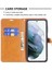Samsung Galaxy S21 FE/S21 Lite-Rose Için Birleştirme Kot Pantolon Yüzey Deri Telefon Kapağı Cüzdan Standı Çantası (Yurt Dışından) 5