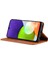 Samsung Galaxy A22 4g (Ab Versiyonu) Için Premium Pu Deri Otomatik Absorbed Manyetik Kapatma Stand Stand Stand Cüzdan Flip Kapak (Yurt Dışından) 4