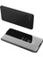 Samsung Galaxy A22 5g (Ab Versiyonu) Için Pc Iç Folio Flip Kaplama Stand Kılıfı ile Ayna Yüzey Deri-Black (Yurt Dışından) 2