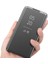 Samsung Galaxy A22 5g (Ab Versiyonu) Için Pc Iç Folio Flip Kaplama Stand Kılıfı ile Ayna Yüzey Deri-Black (Yurt Dışından) 3