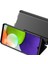 Samsung Galaxy A22 5g (Ab Versiyonu) Için Pc Iç Folio Flip Kaplama Stand Kılıfı ile Ayna Yüzey Deri-Black (Yurt Dışından) 4