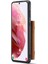 Kablosuz Şarj Şok Geçirmez Telefon Koruyucu Kapak Çıkarılabilir 2'si 1 Arada Cüzdan Telefon Kasası Samsung Galaxy S22+5G-BROWN (Yurt Dışından) 4