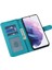 Samsung Galaxy S21 Fe 5G/S21 Fan Edition Geyik Ağacı Deseni Baskılı Pu Deri Koruyucu Kılıf Stand Flip Manyetik Kıvalanma Kapak Blue (Yurt Dışından) 3